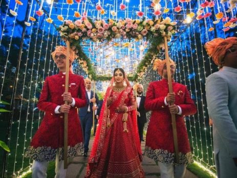 Luxury décor setup by wedding planner in Gurgaon